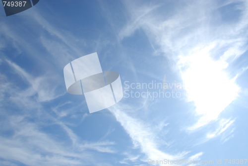 Image of clouds in the sky