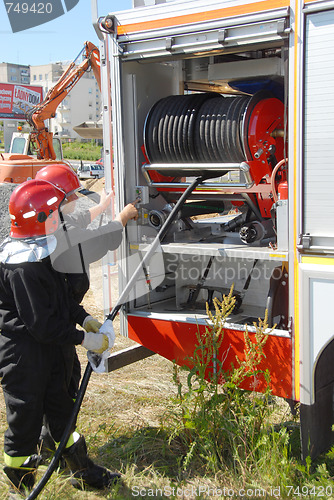 Image of Fireman after work