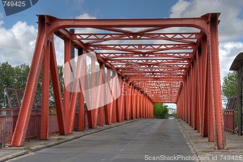 Image of old metal bridge