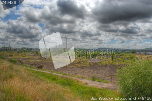 Image of Empty parcel for Baltic Arena football stadium