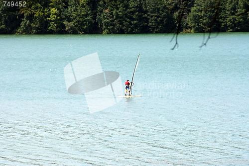 Image of windsurfing