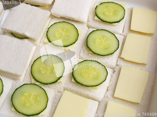 Image of Cucumber sandwich