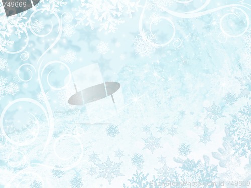 Image of Background with snowflake