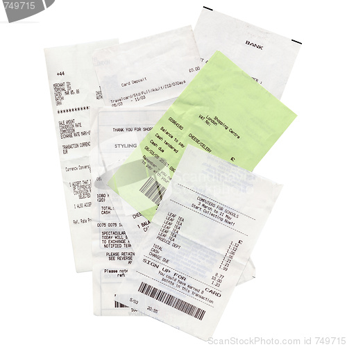 Image of Receipts