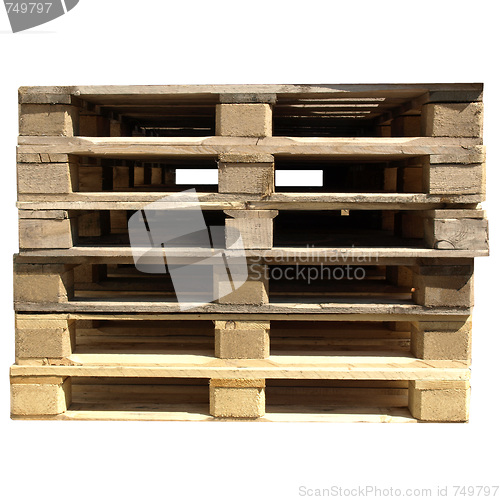 Image of Pallets isolated