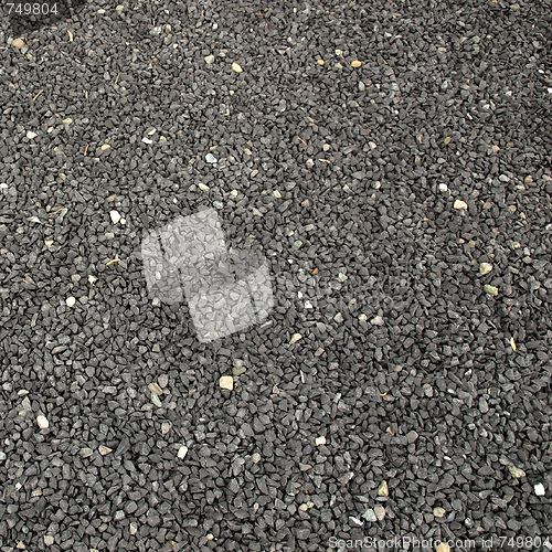 Image of Black gravel