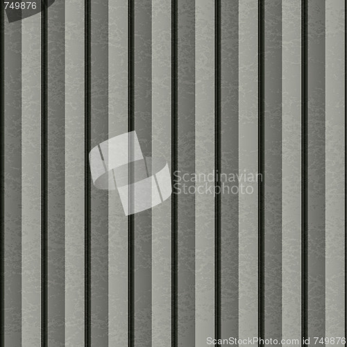 Image of Ribbed Metal Texture