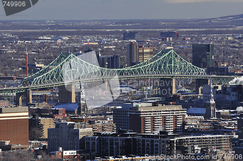 Image of Jacques Cartier bridge, Montreal.