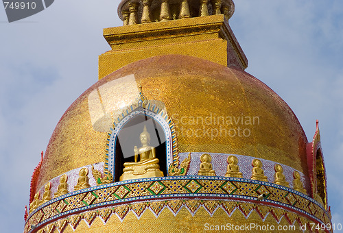 Image of Detail of Buddhist temple in Thailand