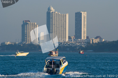 Image of Pattaya Bay in Thailand