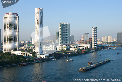 Image of Chao Praya River in Bangkok, Thailand