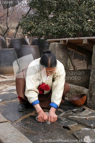 Image of Doing the chores