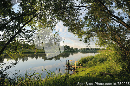 Image of Morning on the river.