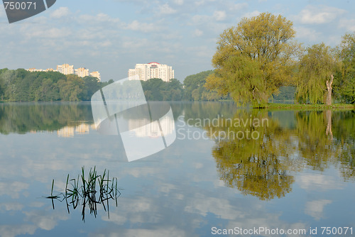 Image of Morning in a city