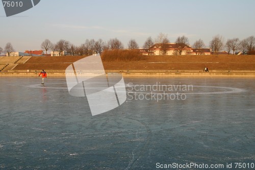 Image of Ice-skating man