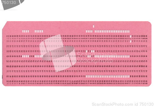 Image of Punched card