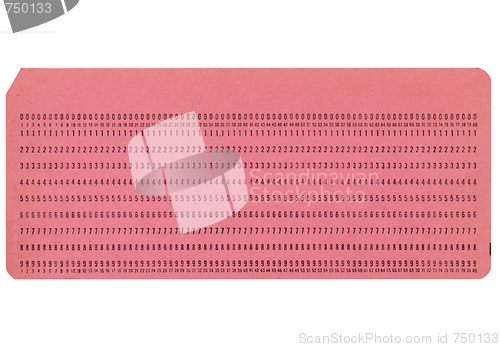 Image of Punched card