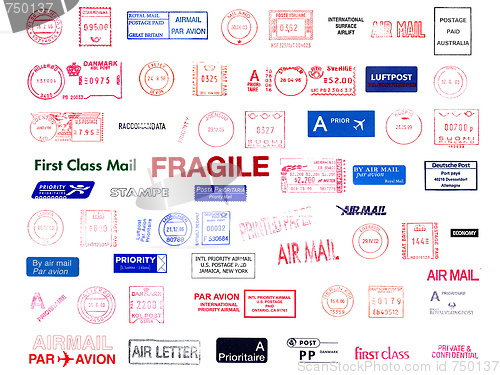Image of Postage meters stamps