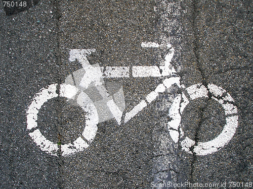 Image of Bike lane sign