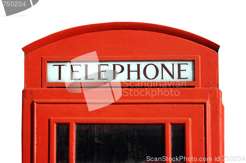 Image of London telephone box