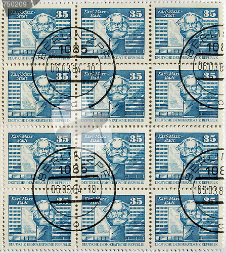 Image of German DDR stamps