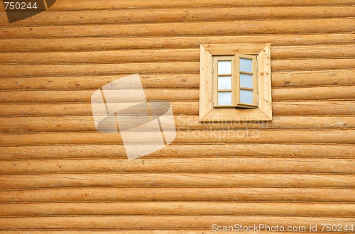 Image of Wooden wall with window