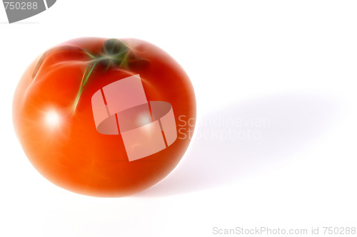 Image of abstract scene ripe tasty tomato