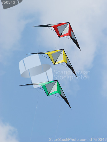 Image of Three stunt kites