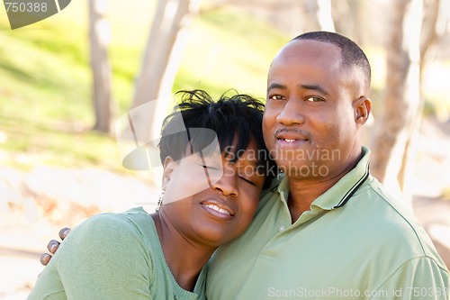 Image of Attractive Happy African American Couple