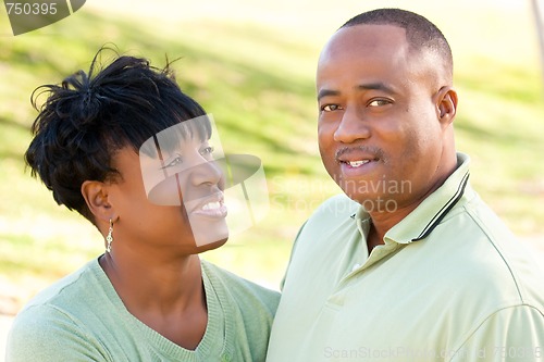 Image of Attractive Happy African American Couple