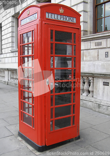 Image of London telephone box