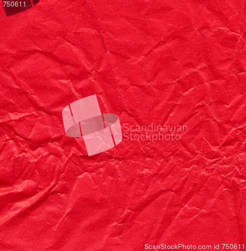 Image of Red rippled paper