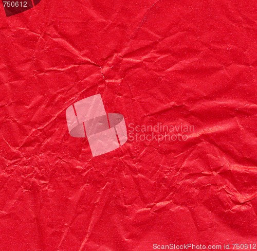 Image of Red rippled paper