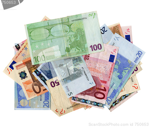 Image of Euro notes