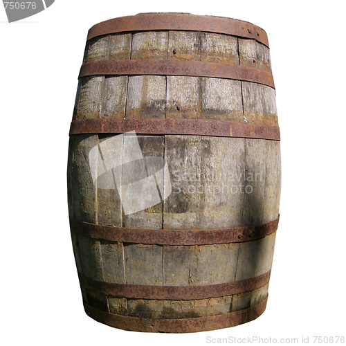 Image of Wooden barrel cask