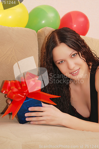 Image of woman with presents