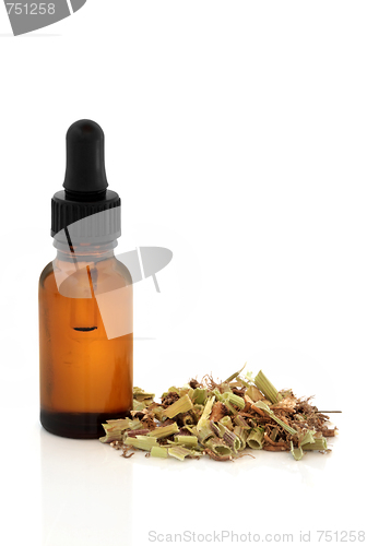 Image of Valerian Root and Tincture Bottle