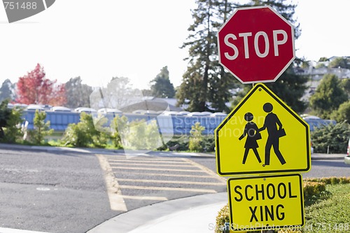 Image of School Crosswalk Signs