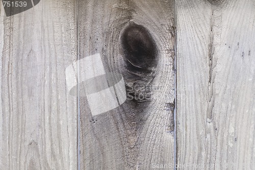 Image of Knot in Wood Fence