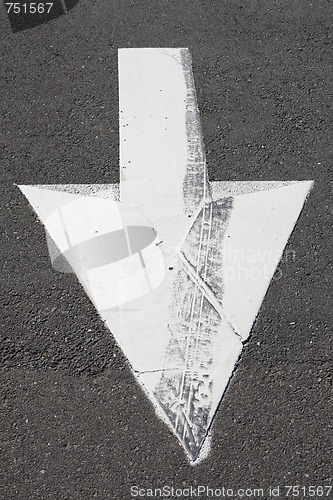 Image of Arrow on Street