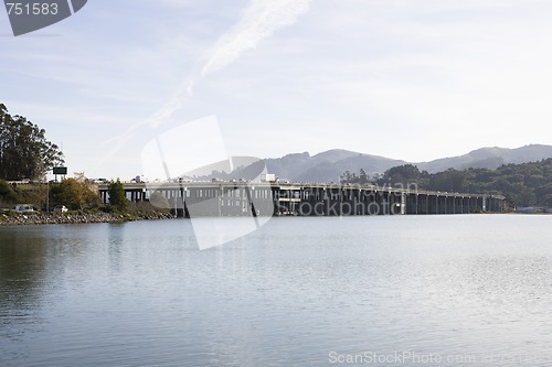 Image of Highway Bridge Over Water