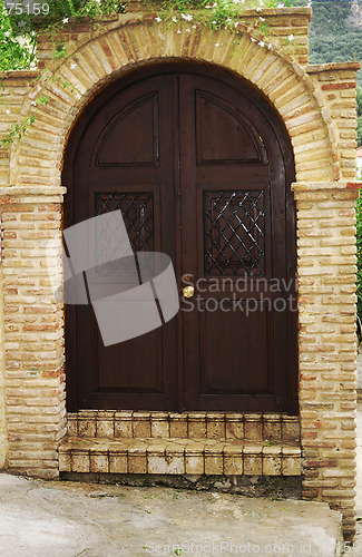 Image of brown door