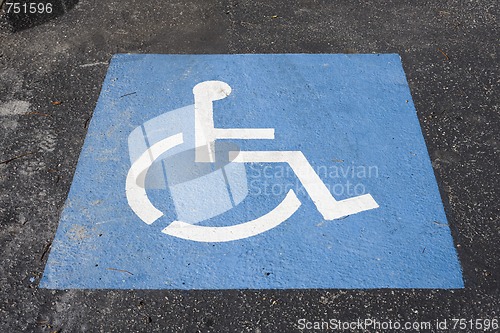 Image of Handicap Parking Symbol