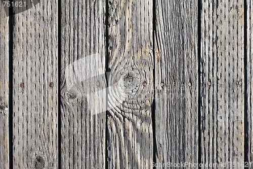 Image of Wooden Fence Detail