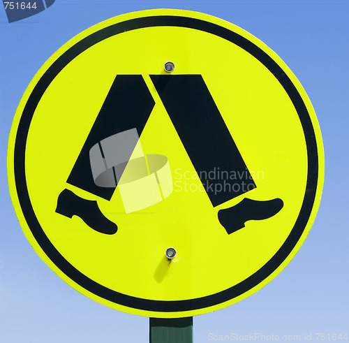 Image of Pedestrian sign