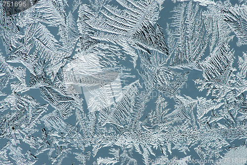 Image of Hoarfrost on glass