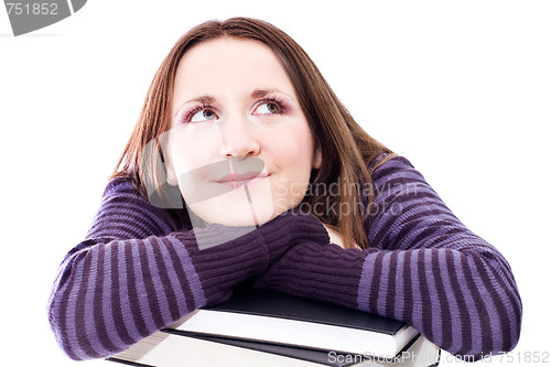Image of woman preperaing for exam