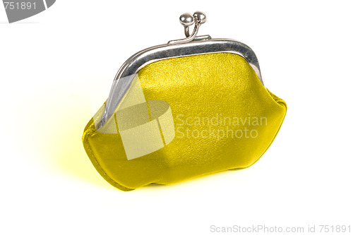 Image of yellow old style wallet