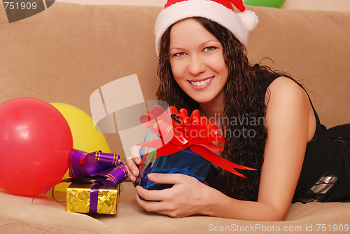 Image of woman with presents