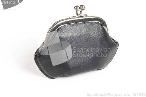 Image of black old style wallet